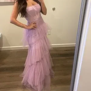 Bcbgmaxazria tulle corset essential gown hotsell